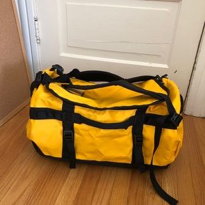 North Face Basecamp Duffel Bag Small Yellow